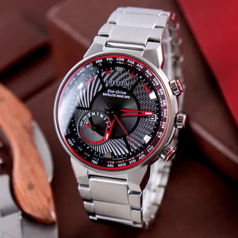 Citizen CC3031-51E นาฬิกาผู้ชาย Eco-Drive Satellite World Time Men's Watch