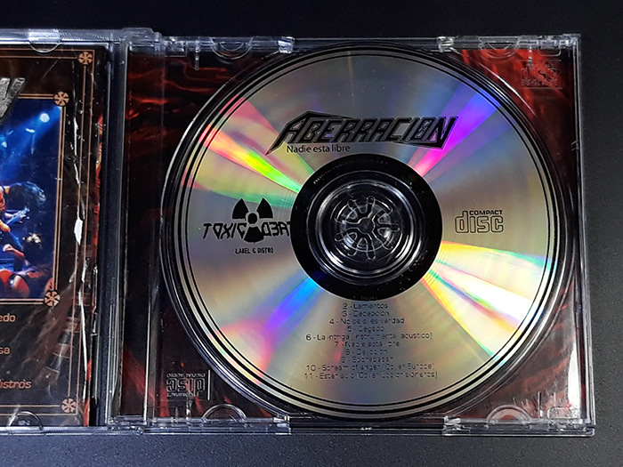 ABERRACION'Nadie Esta Libre' CD