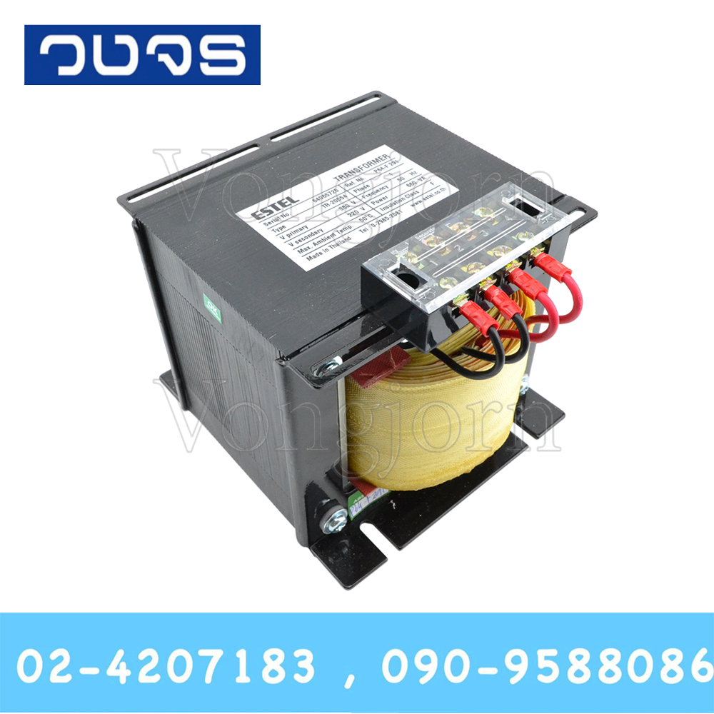 หม้อแปลงESTEL Input 0 380 VAC Output 0 220 VAC 660VA
