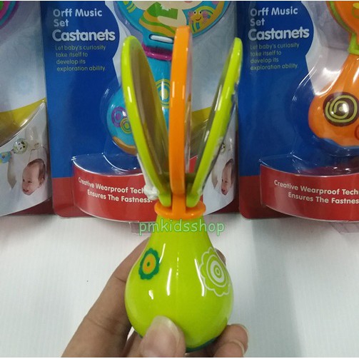 เครื่องดนตรีเคาะจังหวะกรับ แบรนด์ Huile toys