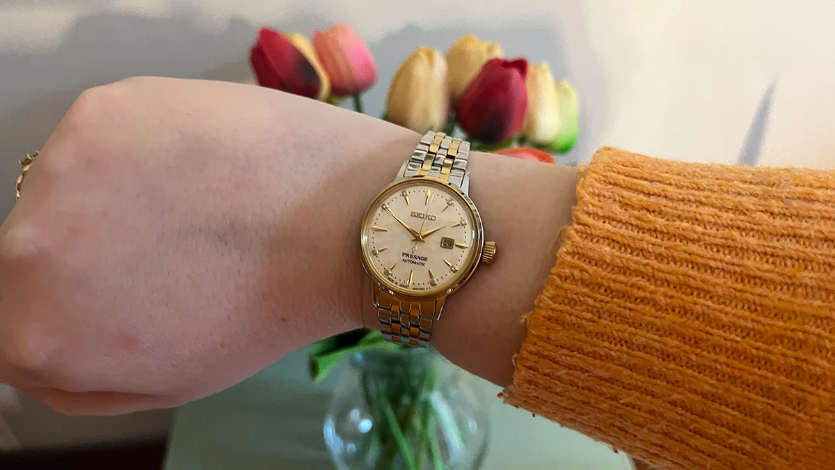 Seiko SRE010J1 นาฬิกาผู้หญิง Presage Cocktail Time Automatic Women's Watch