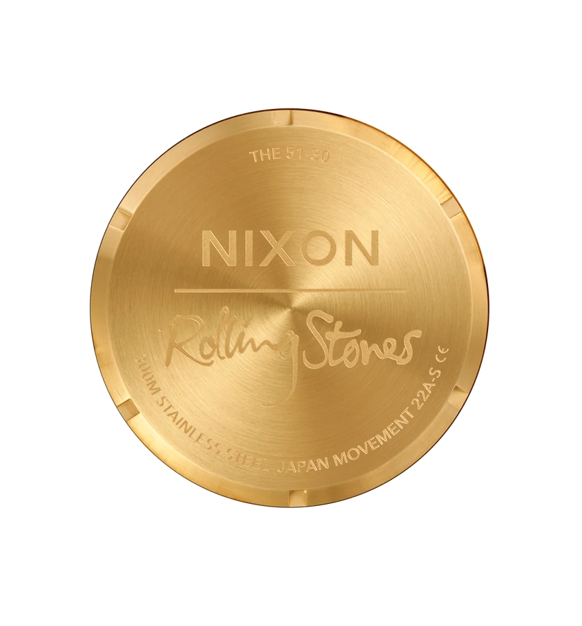 Nixon A1355-513-00 นาฬิกาผู้ชาย Rolling Stones 51-30 Chrono Quartz Men's Watch