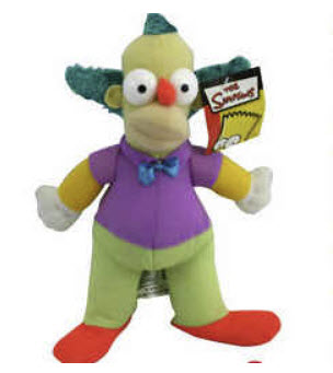 Krusty the Klown ขนาด 9 นิ้ว