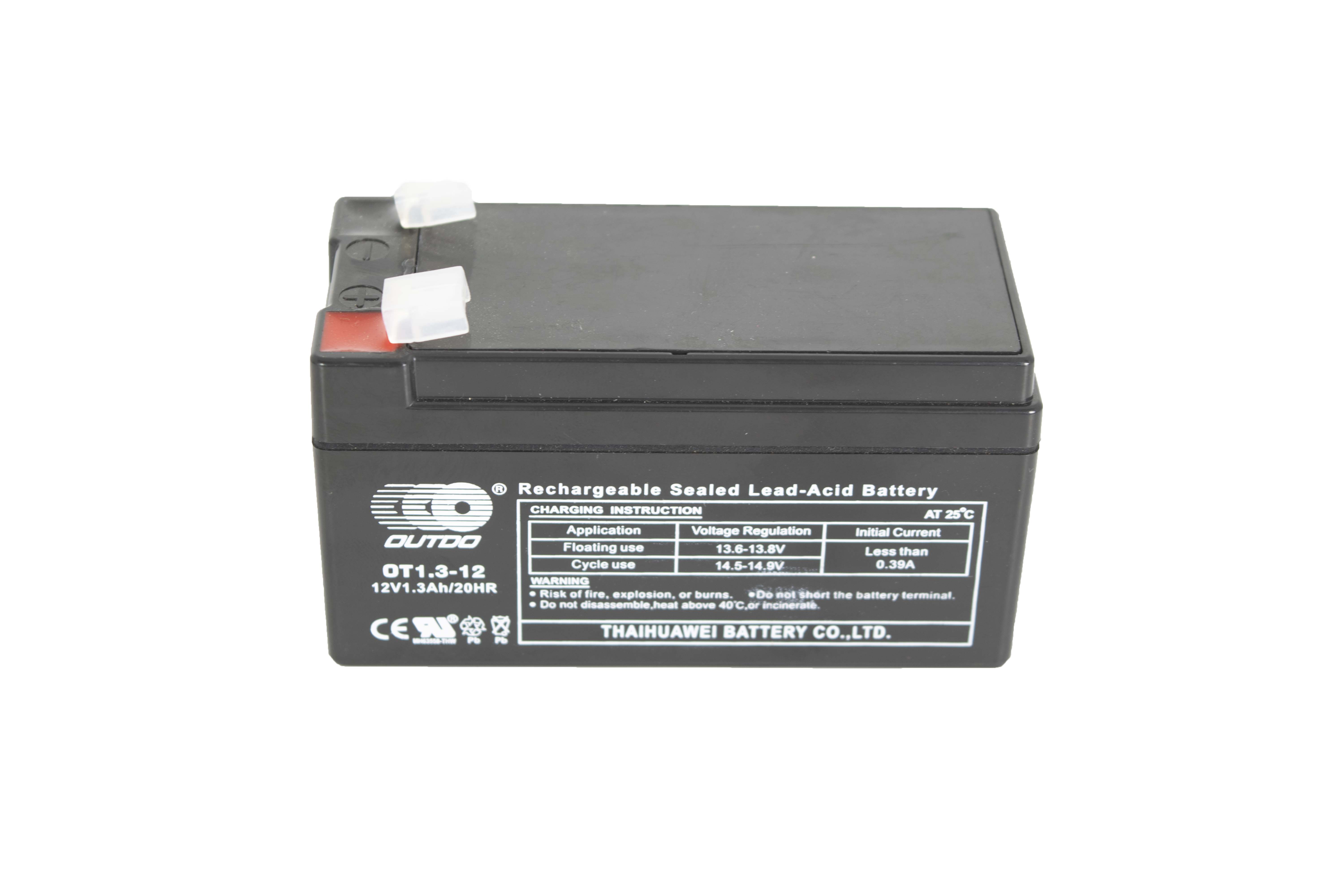 12V 1.3AH OD OUTDO
