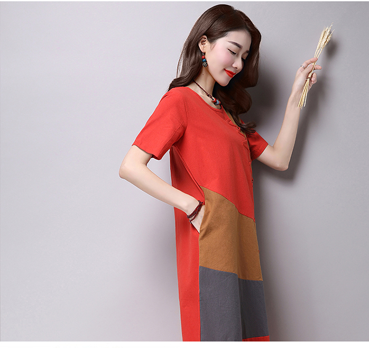 ชุดคลุมท้อง ลายแฟชั่น สีสันสดใสน่ารัก แดง น้ำตาล เทา M,L,XL,XXL