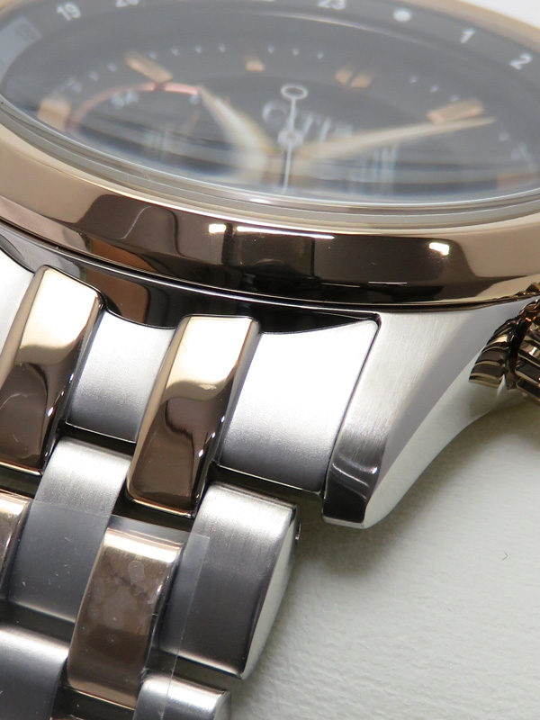 Citizen BU2026-65H นาฬิกาผู้ชาย Eco-Drive Calendrier World Time Men's Watch