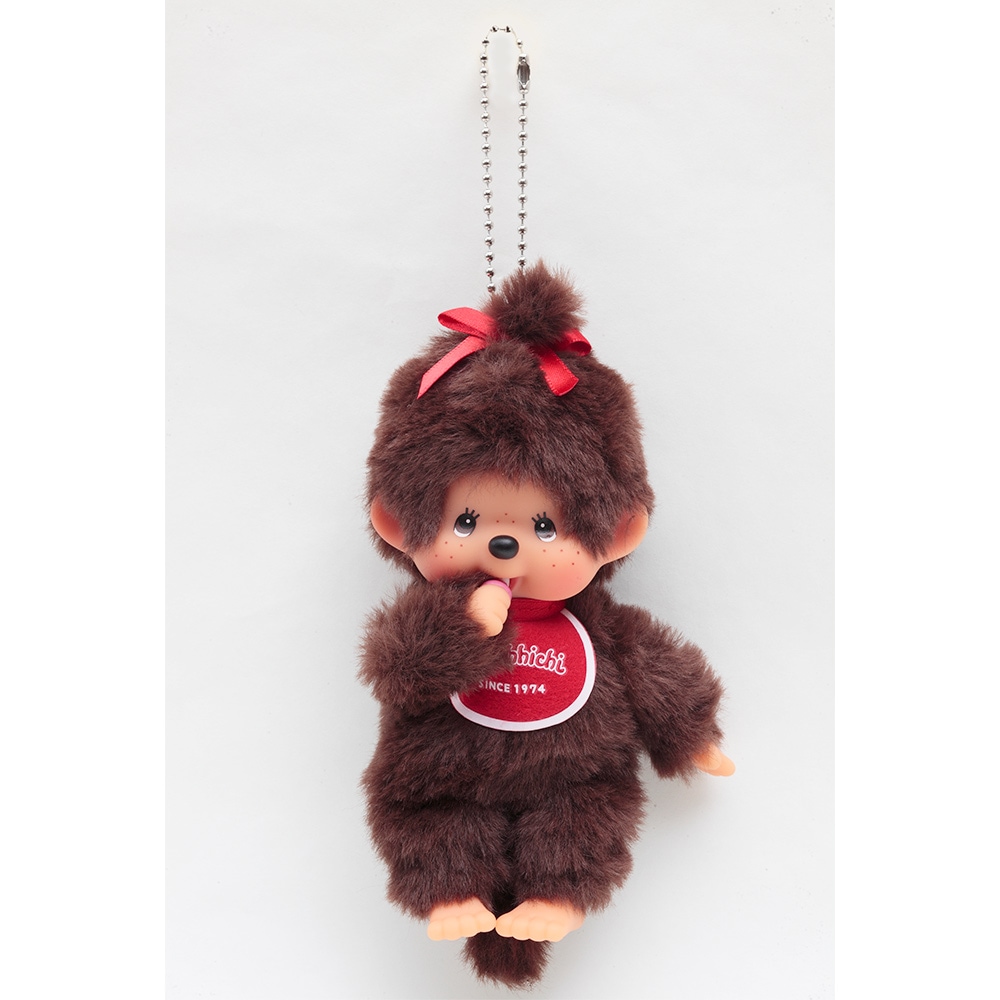 [PRE-ORDER] พวงกุญแจ ตุ๊กตา ม่อนชิชิ ออริจินอล หญิง Monchhichi Original Keychain Girl นำเข้าจากญี่ปุ่น モンチッチ キーチェーン 女の子 202485