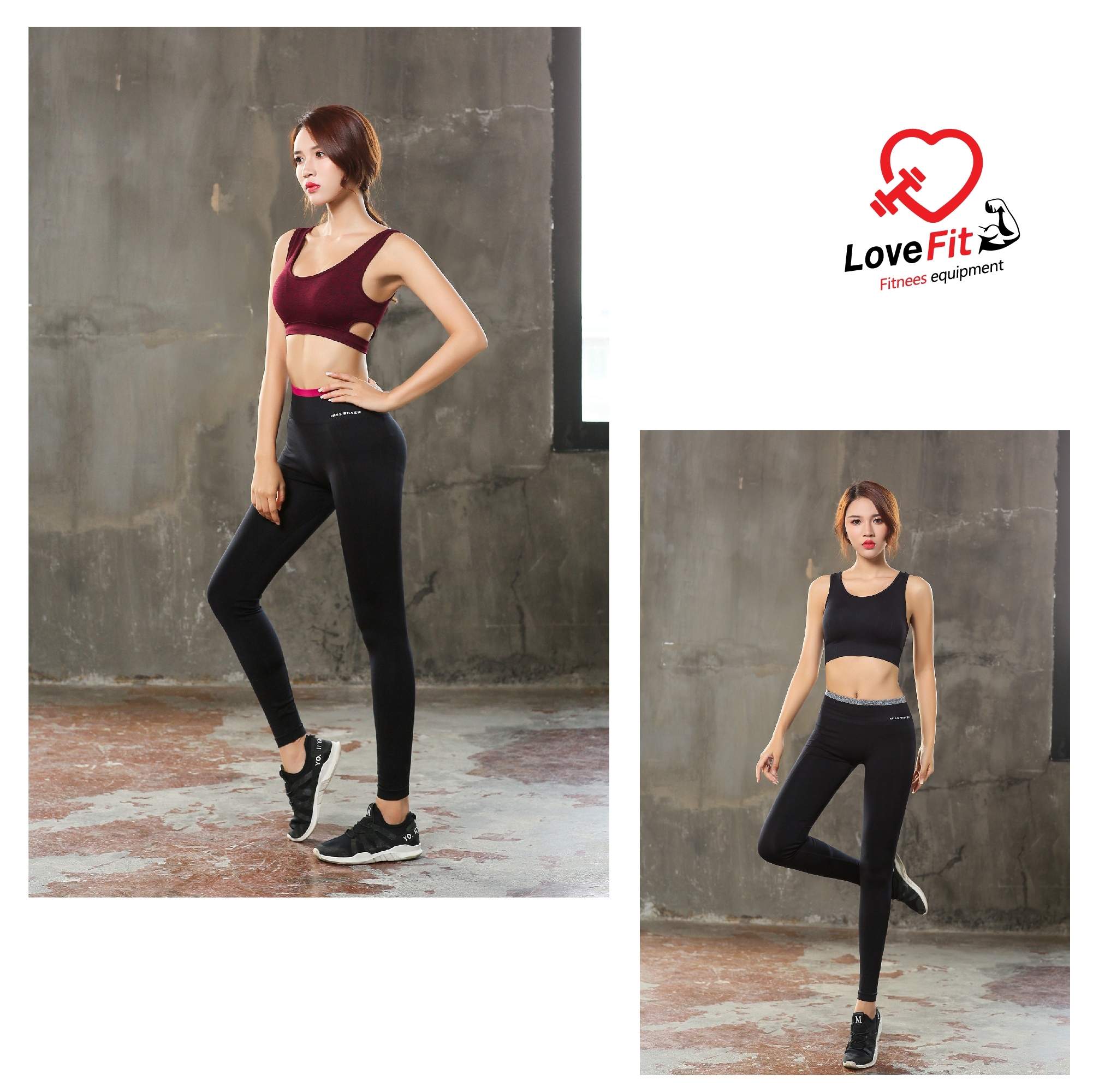 กางเกงออกกำลังกายผู้หญิงขายาว กางเกงวิ่งผู้หญิงขายาว แบรนด์ MissSiver