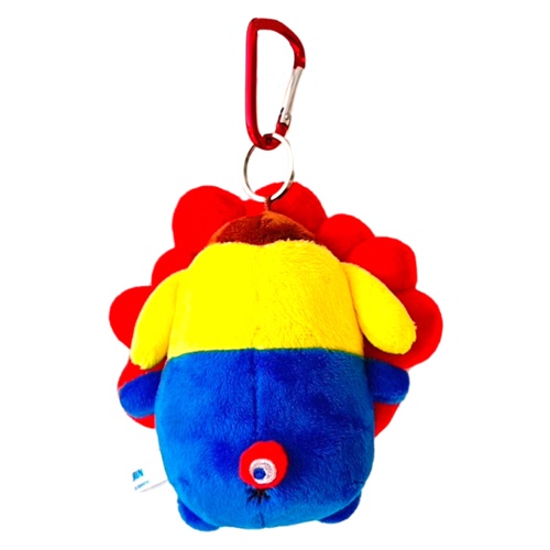 [พร้อมส่ง] พวงกุญแจ ตุ๊กตา ปอมปอมปุริน Pompompurin x MYAKU-MYAKU Official Mascot Keychain งาน Osaka Expo 2025 นำเข้าจากญี่ปุ่น EXPO2025 サンリオキャラクターズ ミャクミャクなりきりぬいぐるみBC ポムポムプリン