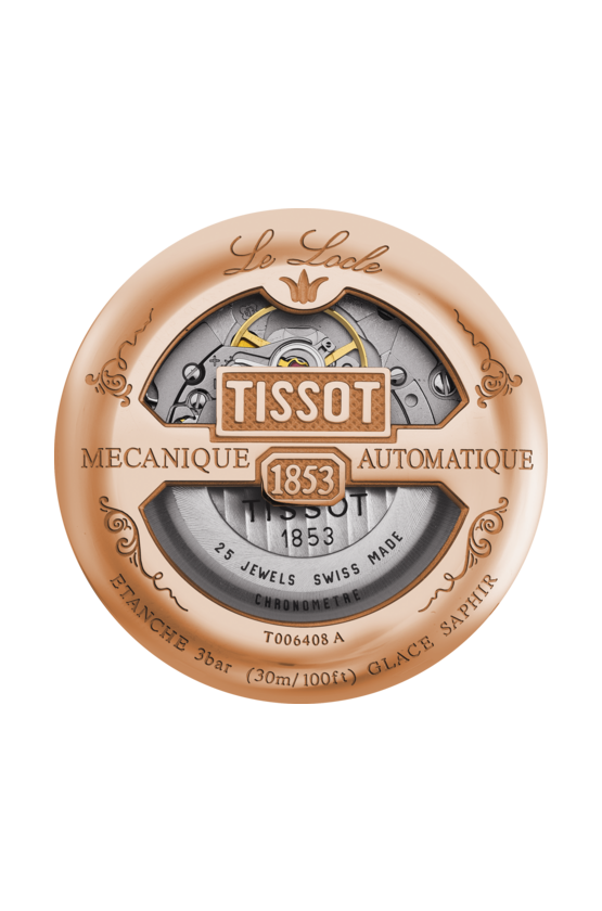 Tissot T006.408.36.057.00 นาฬิกาผู้ชาย Tissot รุ่น T0064083605700, Le Locle Automatic Petite COSC Men's Watch