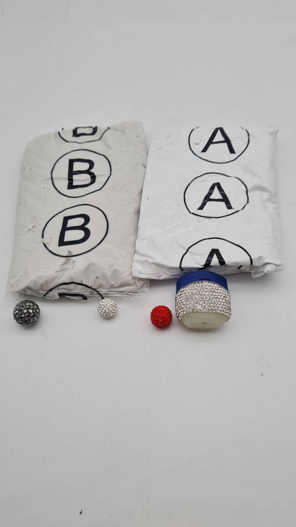 กาวติดคริสตัลแบบปั้น กาว AB สำหรับงานจิวเวลรี่ ดินกาวสำหรับงานติดเพรชคริสตัล AB glue for jewelry or crystal