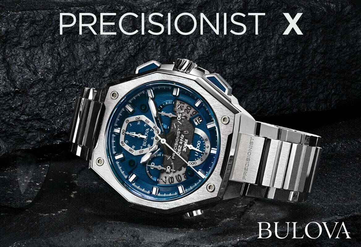 Bulova 96B349 นาฬิกาผู้ชาย Precisionist Quartz Men's Watch