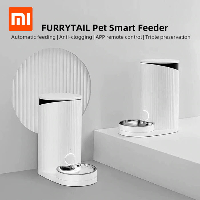 Xiaomi FurryTail Smart Pet Feeder - เครื่องให้อาหารสัตว์อัตโนมัติ FurryTail