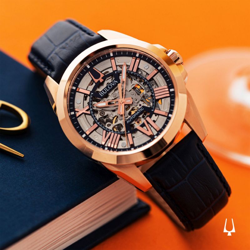 Bulova 97A161 นาฬิาผู้ชาย Classic Sutton Automatic Men's Watch