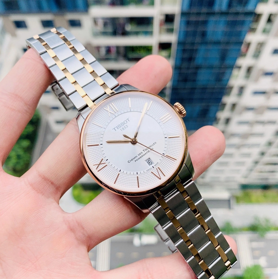 Tissot T099.407.22.038.02 นาฬิกาผู้ชาย Chemin Des Tourelles Automatic Men's Watch