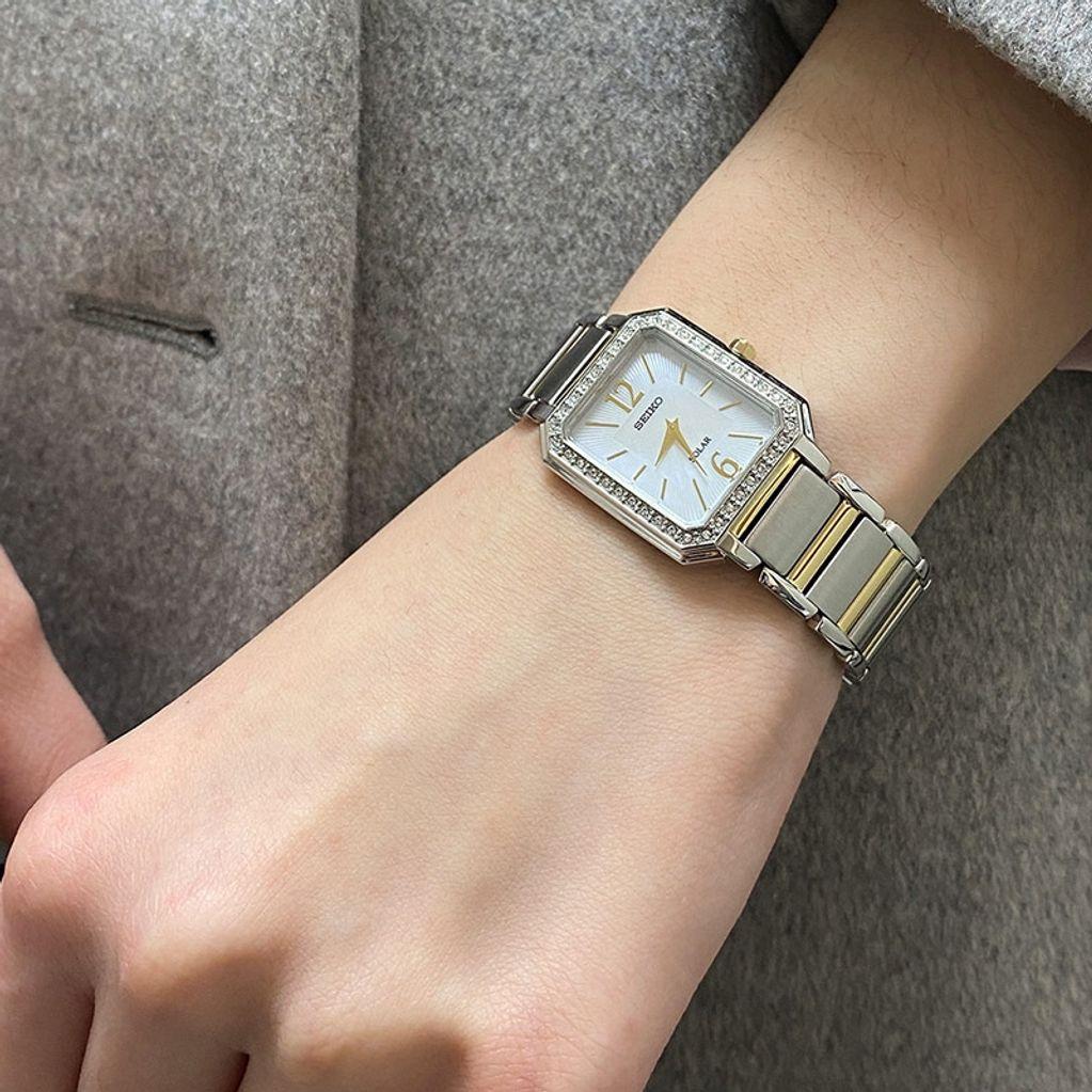 Seiko SUP466P1 นาฬิกาผู้หญิง Solar Women's Watch