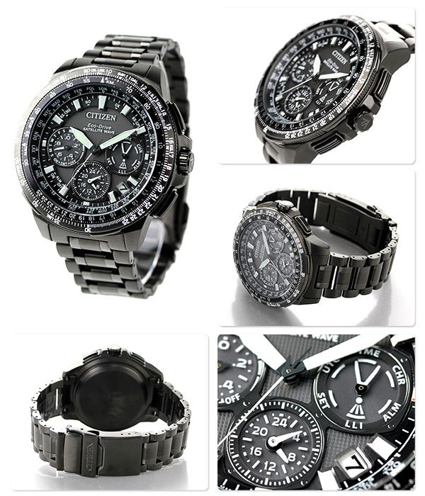 Citizen CC9025-51E นาฬิกาข้อมือผู้ชาย Eco-Drive F900 Satellite Wave World Time Titanium Sapphire Men's Watch