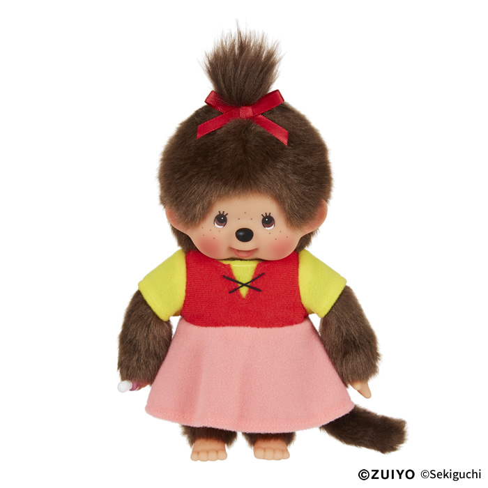 [PRE-ORDER] ตุ๊กตา ม่อนชิชิ ไฮดี้ สาวน้อยแห่งเทือกเขาแอลป์ Size S ม่อนชิชิจัง Heidi x Monchhichi Girl นำเข้าจากญี่ปุ่น ハイジモンチッチ 女の子 267927