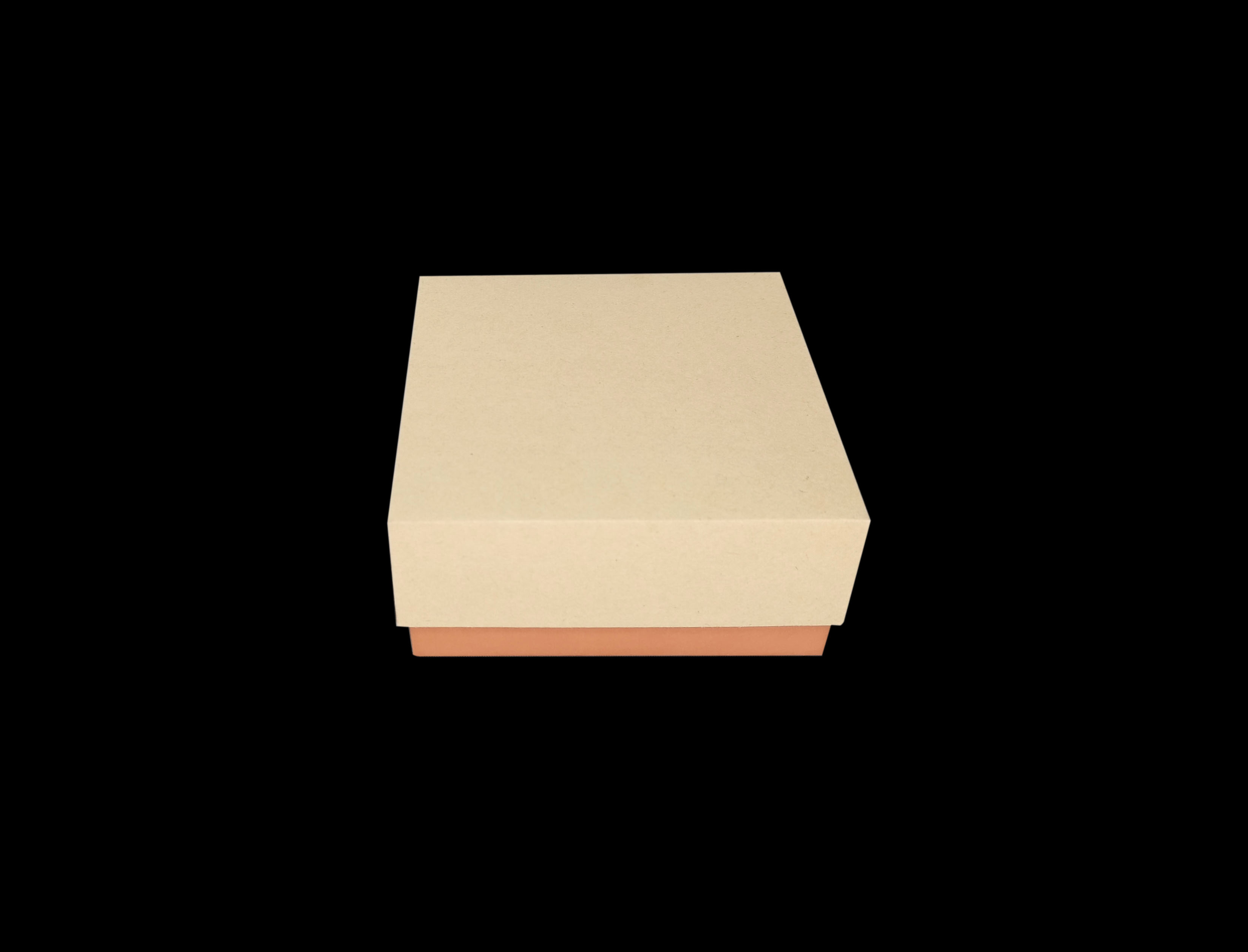 RC959 กล่องจั่วปัง ทรงฝาครอบไม่เต็มใบ ขนาด 12.5 x 12.5 x 5.7 (ฝาสูง 4.2 cm)
