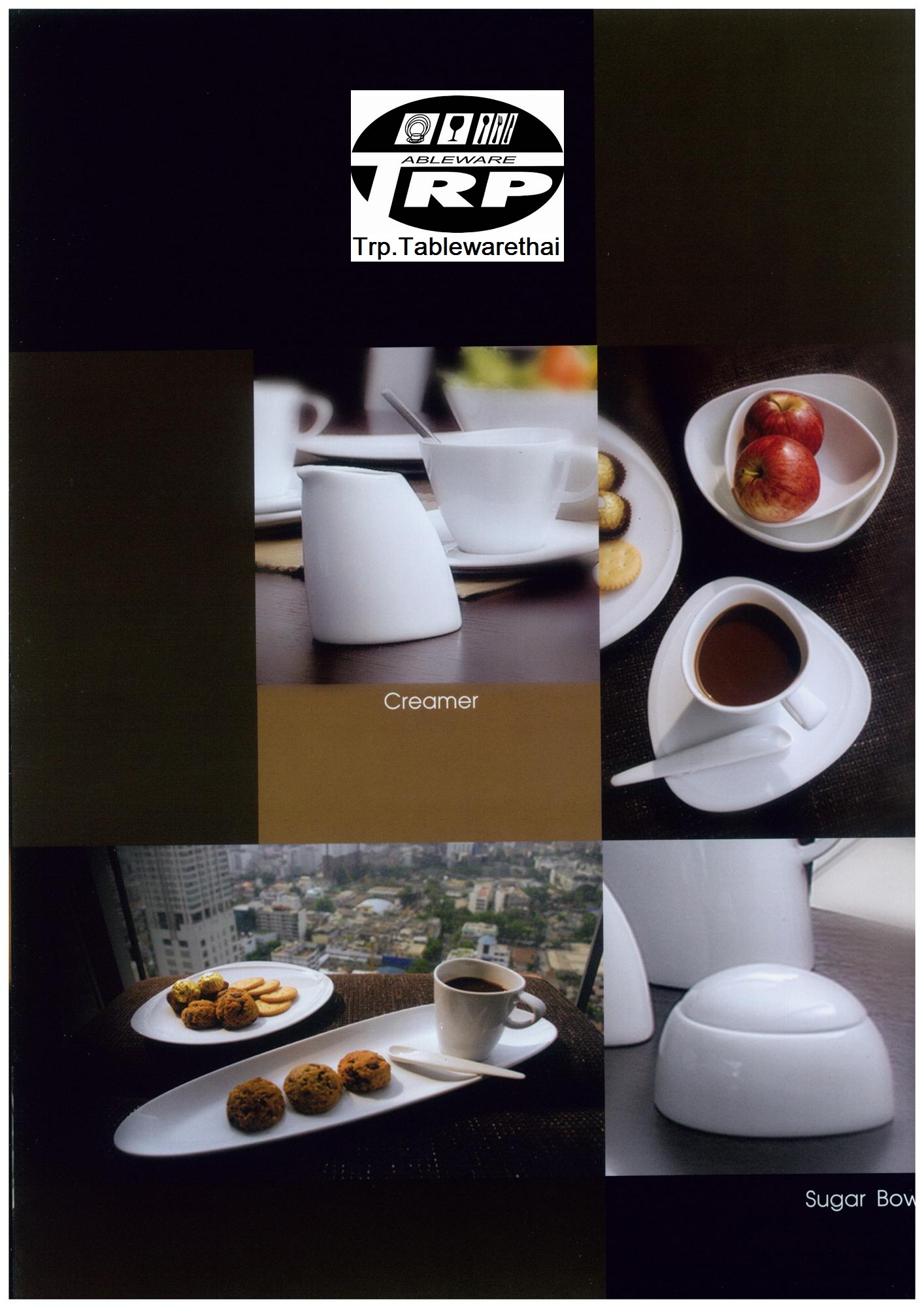 Bowl โบล,ชามกั๋วยเตี๋ยว ขนาด 17.5 x 17.5 cm.เซรามิคพอร์ซเลน Ceramics Porcelain รุ่น P5642 Mood ทีอาร์พี.เทเบิ้ลแวร์ไทย Trp.Tablewarethai Chinaware,Thai