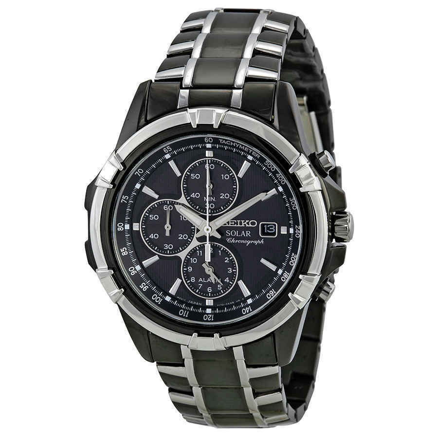 Seiko SSC143 นาฬิกาผู้ชาย Chronograph Solar Men's Watch