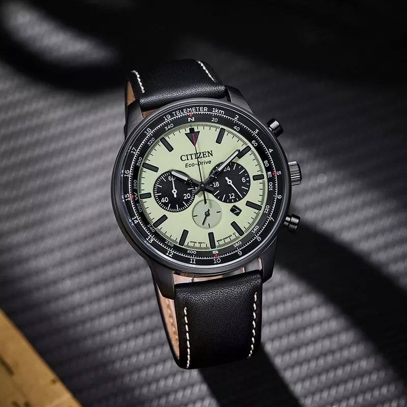 Citizen CA4505-21X นาฬิกาผู้ชาย Chrono Eco-Drive Men's Watch