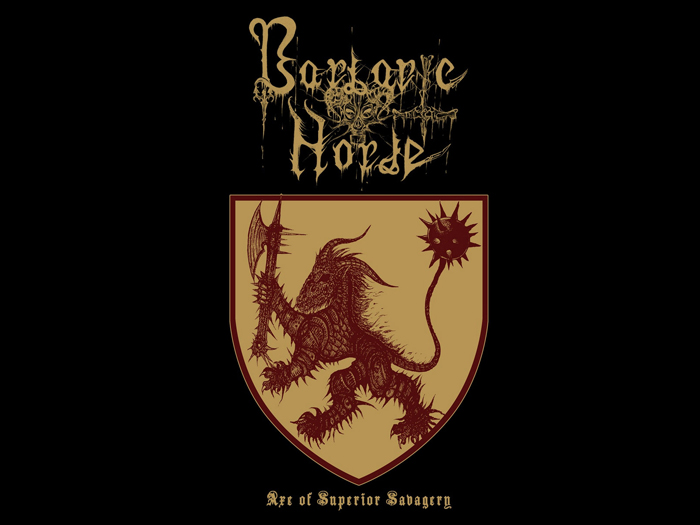BARBARIC HORDE'Axe of Superior Savagery' CD