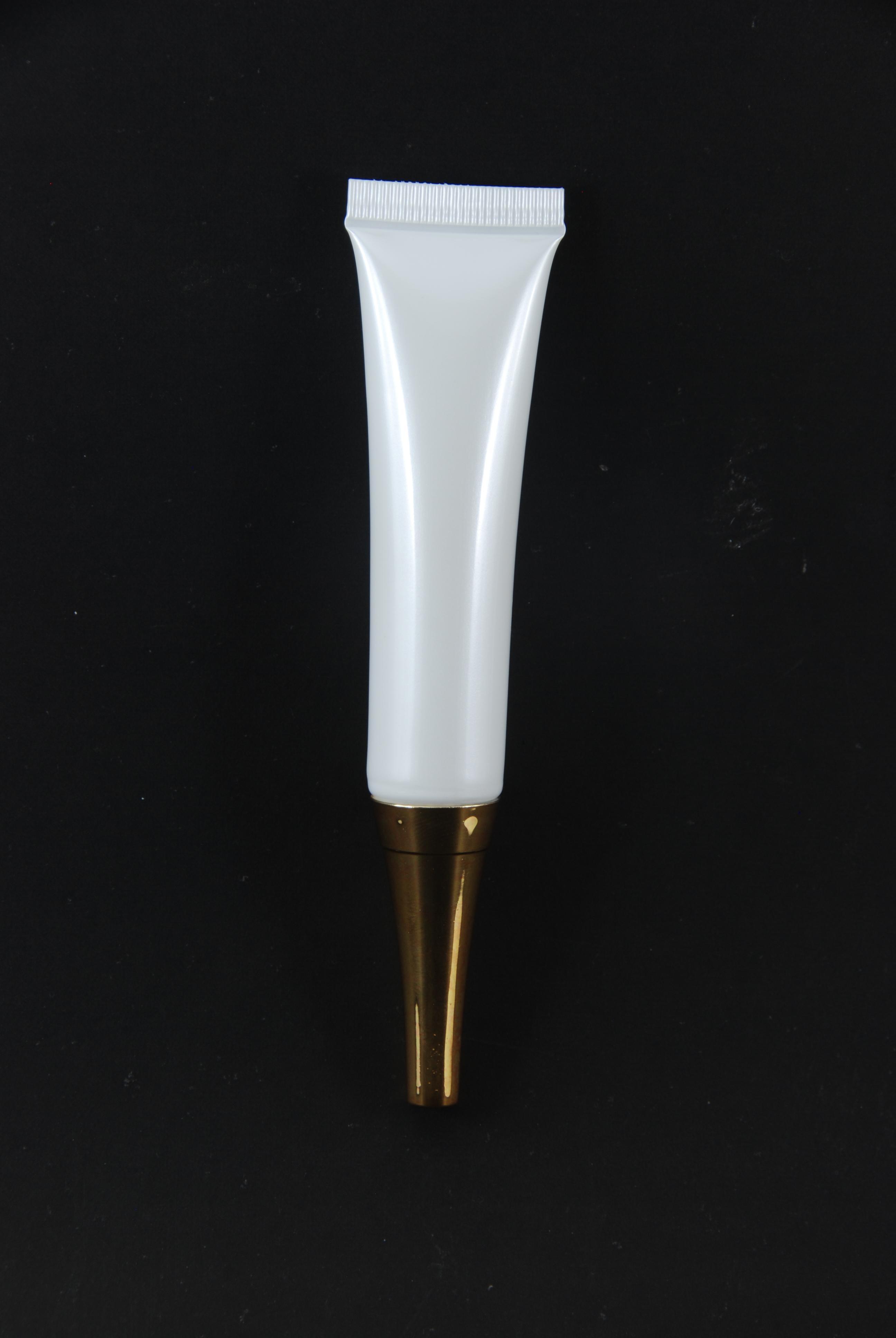 หลอดโฟม 10 กรัม สี ขาว (หัวทอง) แพคละ 10 ใบ