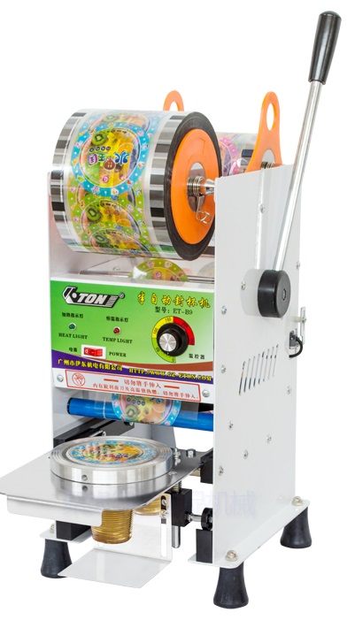 เครื่องซีล B9 มือโยกฟิล์มเลื่อนอัตโนมัต Eton ET- B9 semi auto cup sealing machine