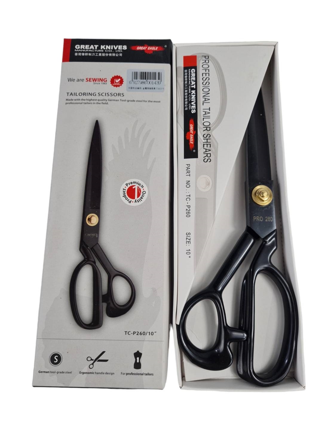 กรรไกรตัดผ้าสำหรับช่างเย็บผ้า จักรอุตสาหกรรมเข็มเดี่ยว โรงงานเย็บผ้า ช่างตัดเสื้อ แข็งแรงคมตัดได้ง่ายน้ำหนักเบา ผลิตจากโลหะเนื้อดี