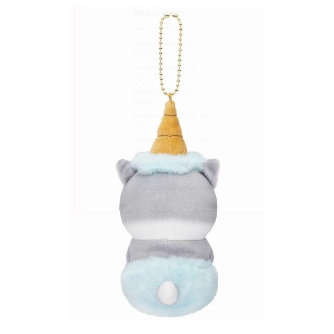 [PRE-ORDER] พวงกุญแจ ตุ๊กตา แมวโมฟุ ไอติม โซดา mofusand Ice Nyan Mascot (Soda) mofusand アイスにゃんマスコット(ソーダ)