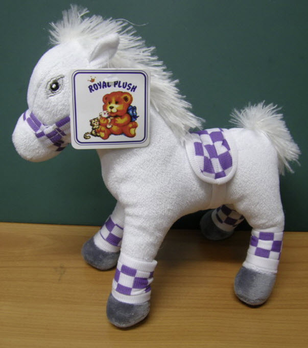 ม้าแข่ง ขนาดยาว 8 นิ้ว x สูง 8 นิ้ว (Royal Plush Toys)