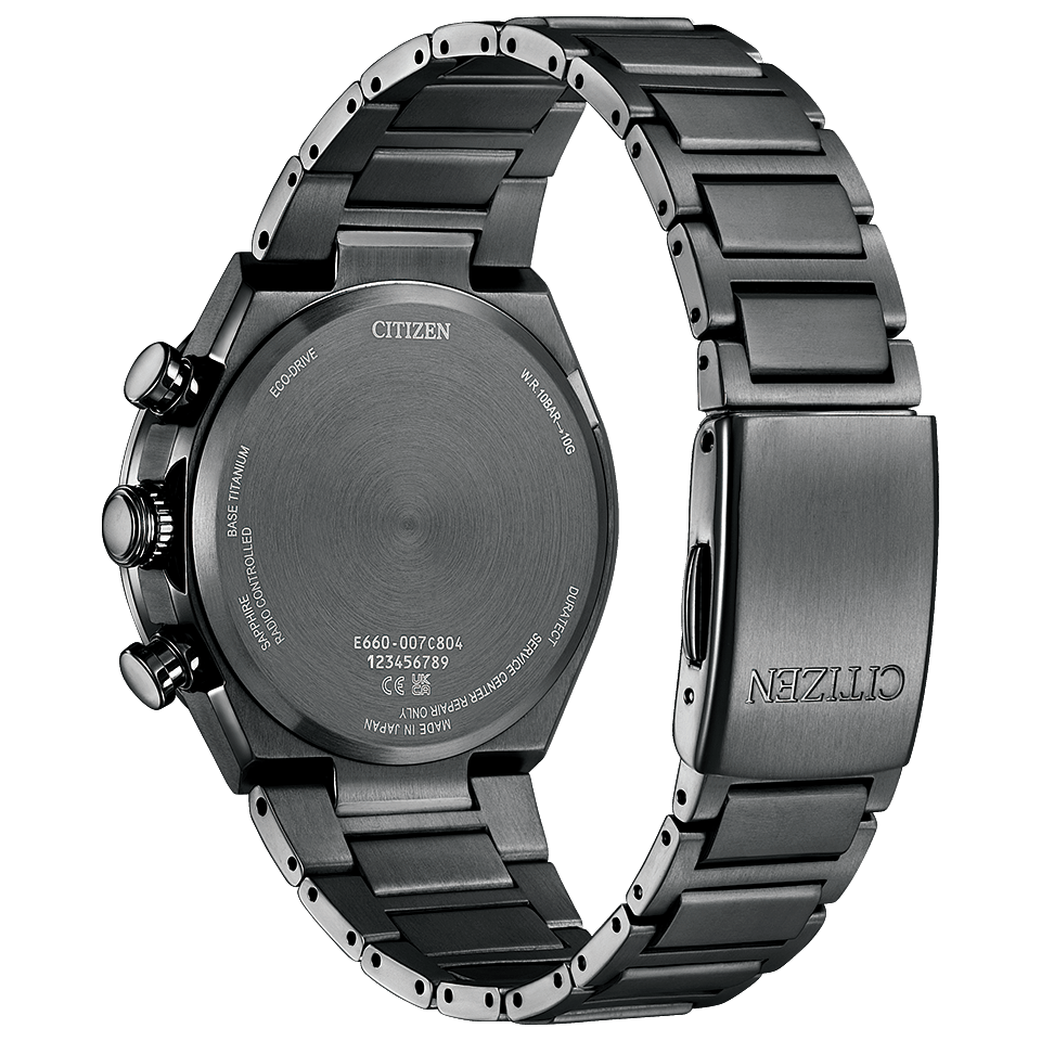 Citizen CB5967-66L นาฬิกาผู้ชาย Attesa Atomic Timekeeping / Super Titanium™ Eco-Drive Men's Watch