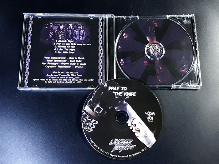 LEATHER BRIGADE 'Pray To The Knife' CD