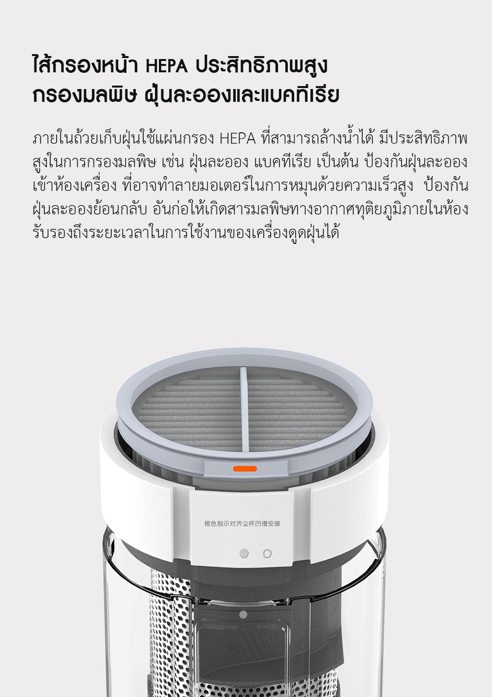 Roidmi NEX/NEX S Vacuum Cleaner Filter - ไส้กรองเครื่องดูดฝุ่นไร้สาย Roidmi NEX/NEX S