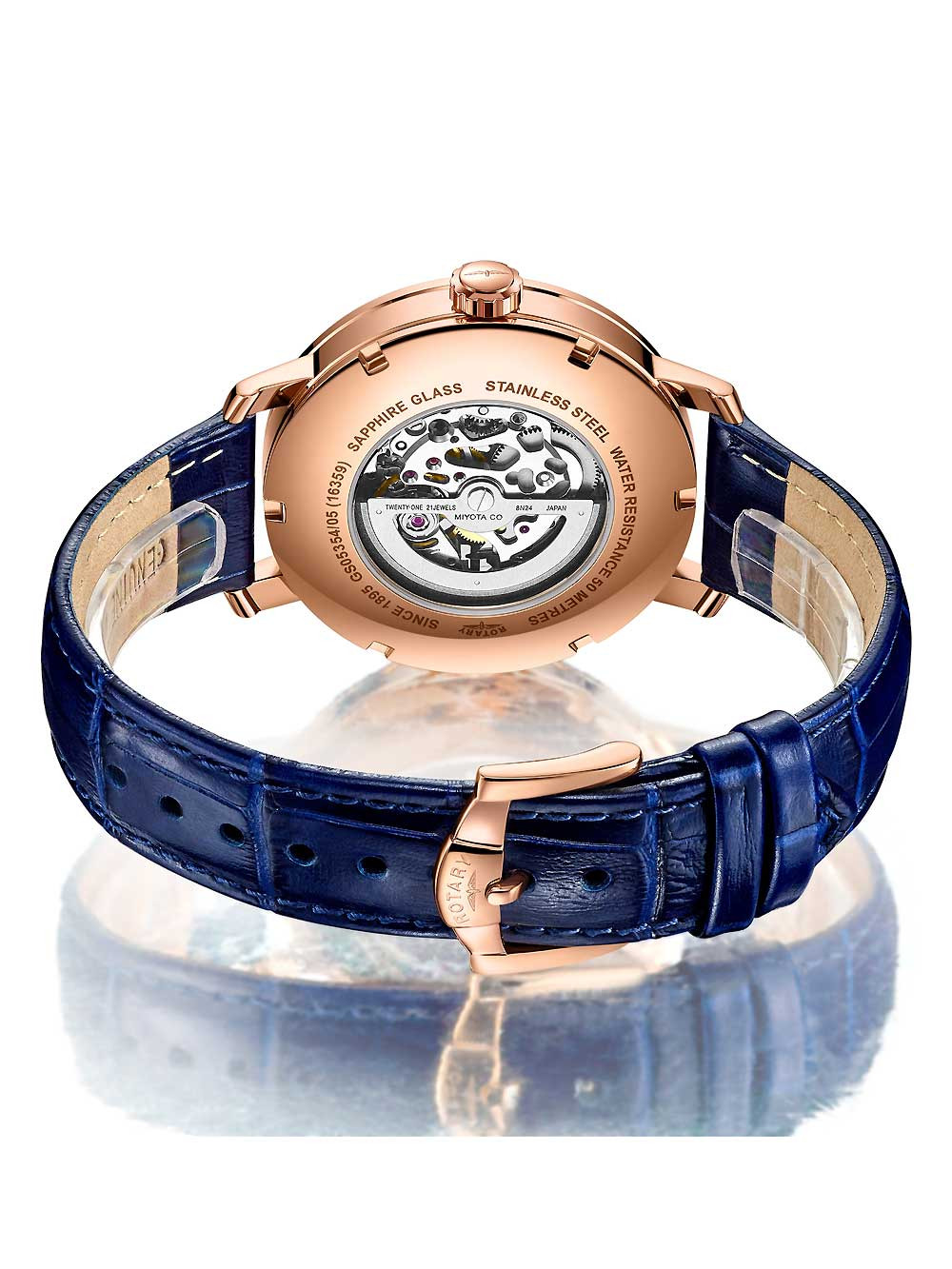 Rotary GS05354.05 นาฬิกาผู้ชาย SKELETON AUTOMATIC Men's Watch