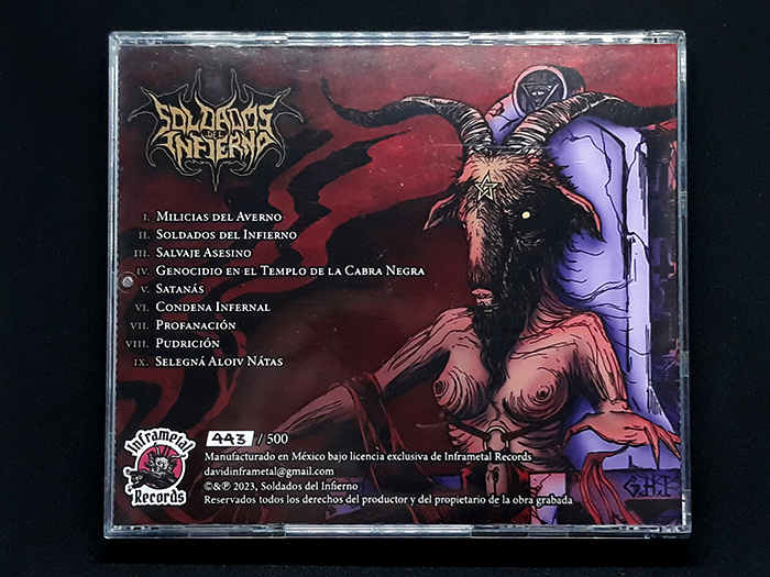 SOLDADOS DEL INFIERNO 'Imperium In Viva:Satana' CD