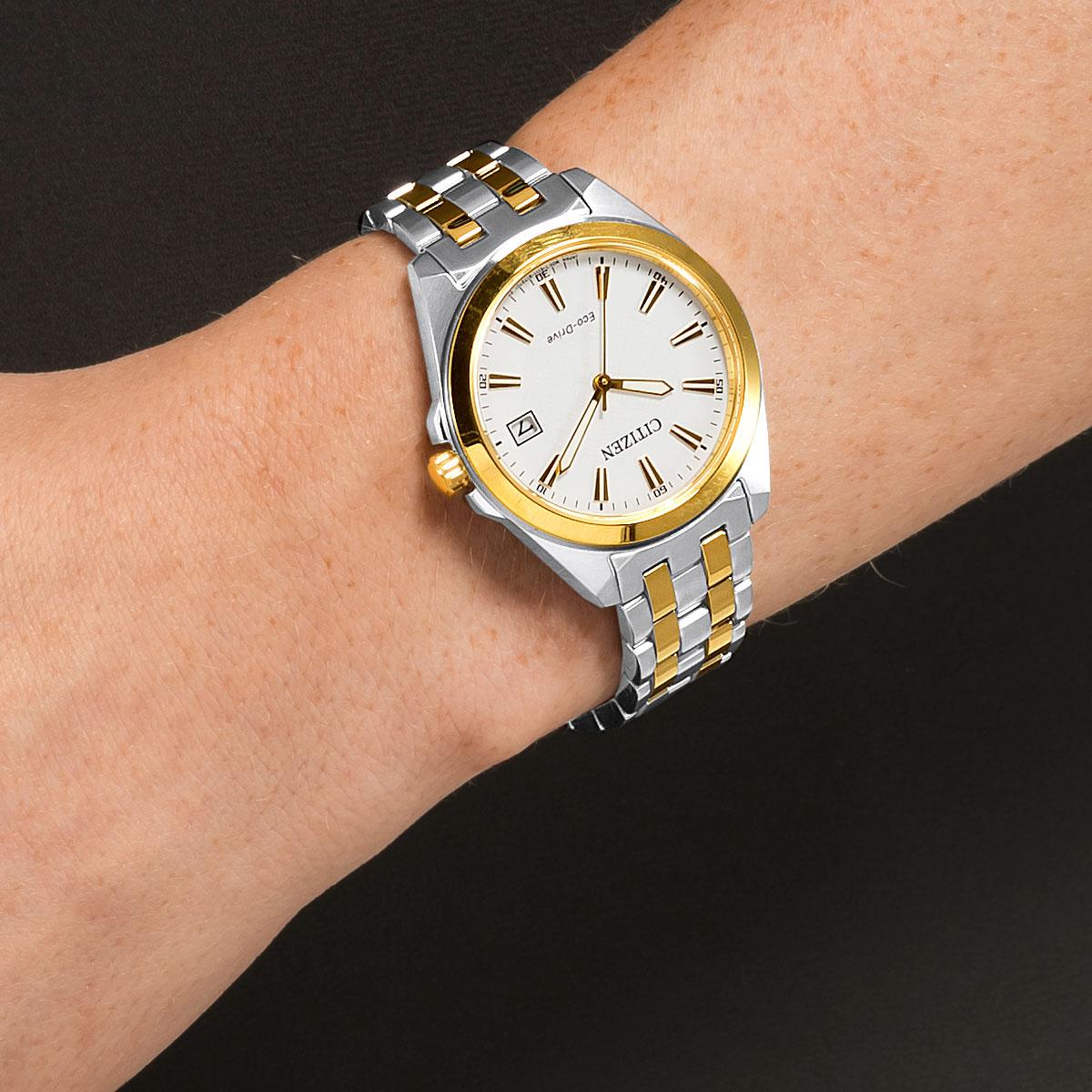 Citizen EO1214-82A นาฬิกาผู้หญิง Eco-Drive Core Collection Classic Women's Watch