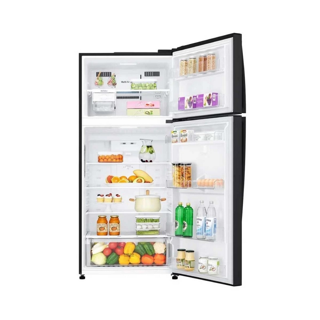 [ผ่อน0%] LG ตู้เย็น 2 ประตู GN-C702HXCM สีดำ 18.1 คิว ระบบ Smart Inverter Compressor (ชลบุรีส่งฟรี)