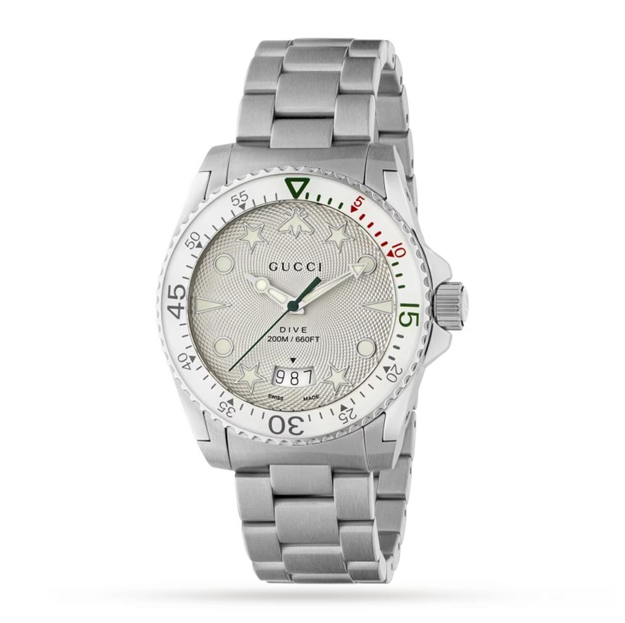 Gucci YA136336 นาฬิกา Dive Quartz Men's Watch
