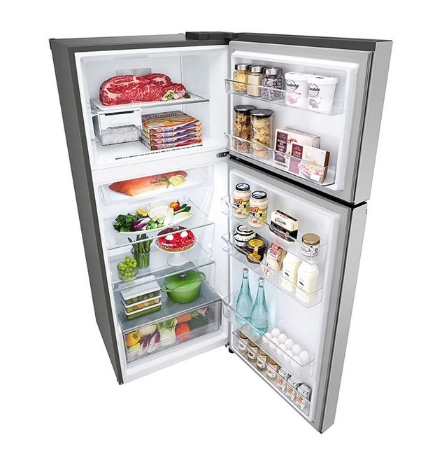 ตู้เย็น 2 ประตู LG ขนาด 14 คิว รุ่น GN-B392PLGK ประหยัดไฟเบอร์ 5 ควบคุมอุณหภูมิให้คงที่ และ ทำความเย็นรวดเร็ว