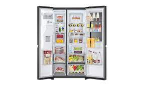 LG ตู้เย็น ไซด์บายไซด์ 22.4 คิว สีดำโลหะ หรูหรา InstaView Door-in-Door รุ่น GC-X257CQES (ชลบุรี ส่งฟรี)