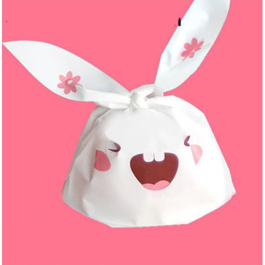 ถุงผูกหูกระต่าย ขนาด 16x27 ซม. แพ็คละ 47-50 ใบ