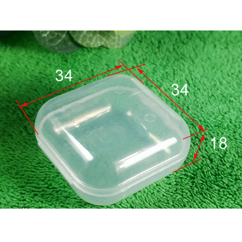 ฟรีสติ๊กเกอร์ 1 แพคมี 6 ชิ้น กล่องจิ๋ว ใส่เครื่องประดับ กล่องพลาสติกจิ๋วใส่แหวน ต่างหู ยา แบบพกพา ขนาดเล็ก