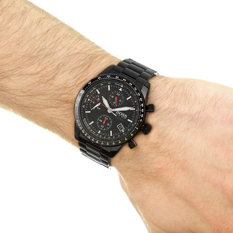 Hugo Boss 1513771 นาฬิกาผู้ชาย Aero Chronograph Quartz Men's Watch