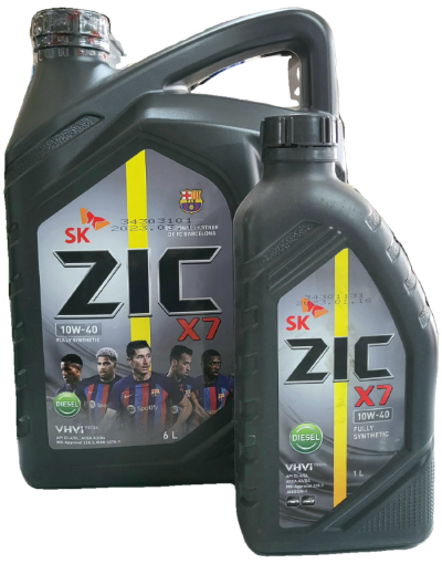 น้ำมันเครื่อง SK ZIC X7 Diesel 10W-40
