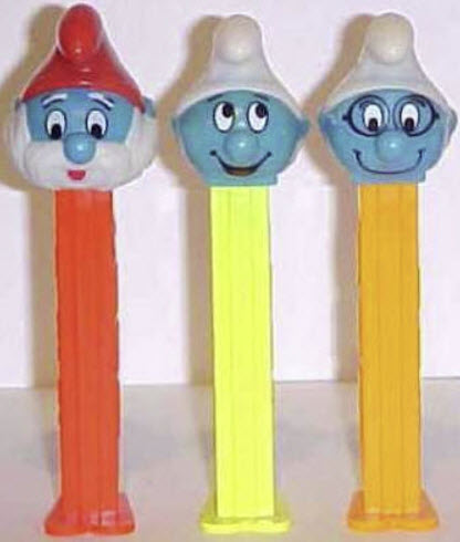 Pez ชุดโมเดลสเมิร์ฟ 3 ชิ้น