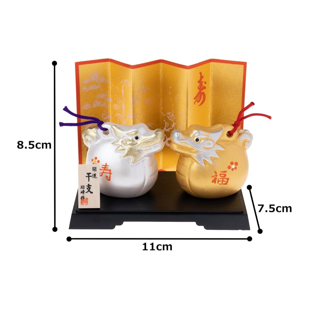 [PRE-ORDER] มังกรคู่ มังกรขาว มังกรทอง ของมงคลญี่ปุ่น ฮวงจุ้ยโต๊ะทำงาน เสริมโชคลาภ วันตรุษจีน ปีมังกร นำเข้าจากญี่ปุ่น Dragon Zodiac 2024