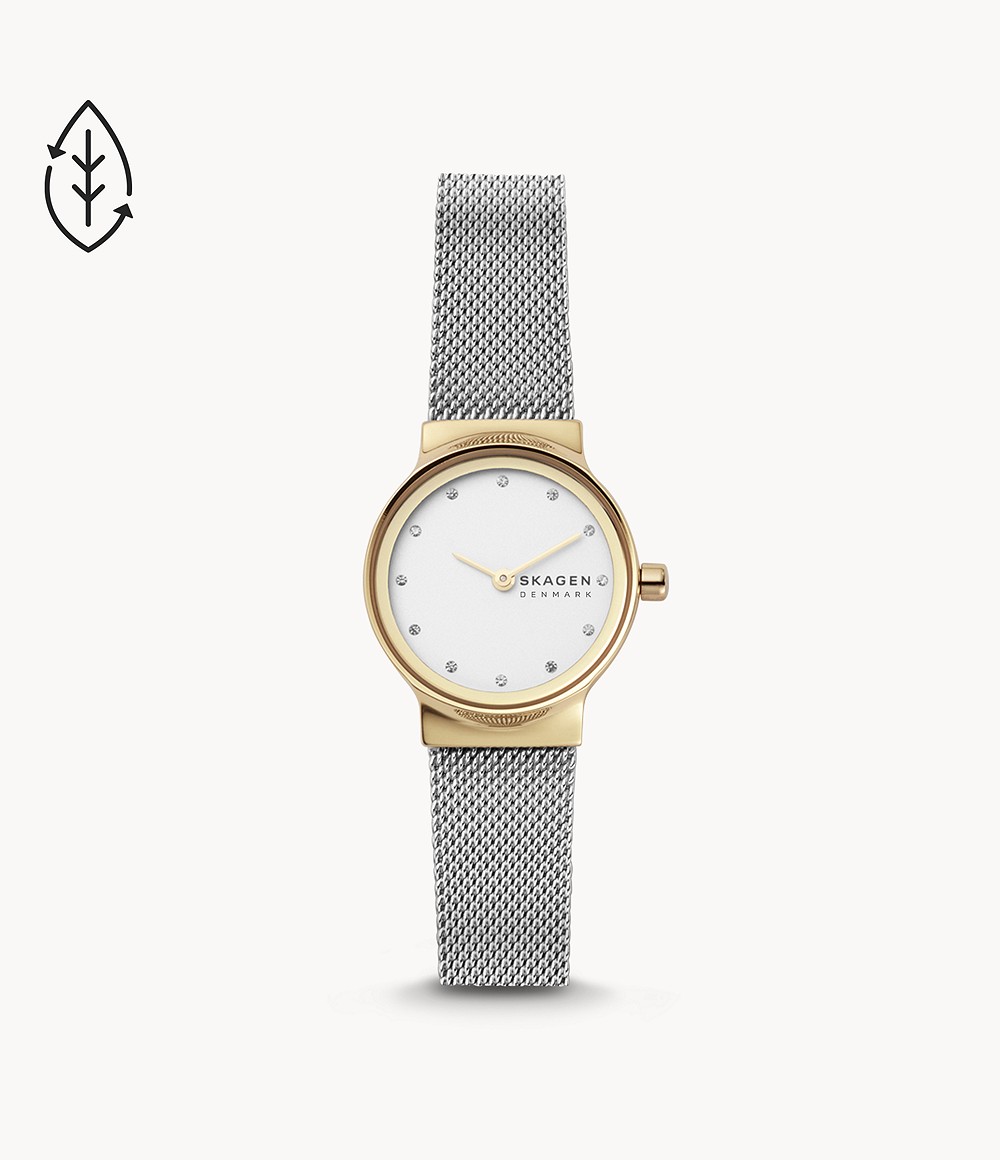 Skagen SKW2866 นาฬิกาผู้หญิง Freja Lille Two-Tone Steel Quartz Women's Watch