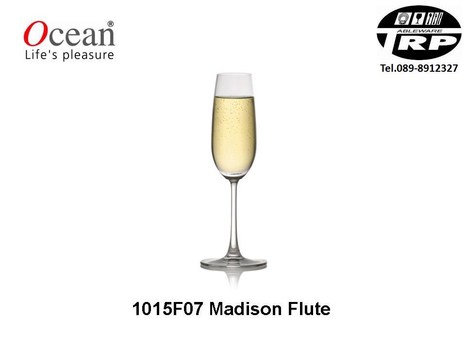 แก้วแชมเปญ,Flute Champagne,รุ่น 1015F07 Madison,ความจุ 7 1/4 oz.(210 ml.),แพ็ค 6/24pcs.กล่อง,Glassware,Thai โดย Trp.Tablewarethai / ทีอาร์พี.เทเบิ้ลแวร์ไทย